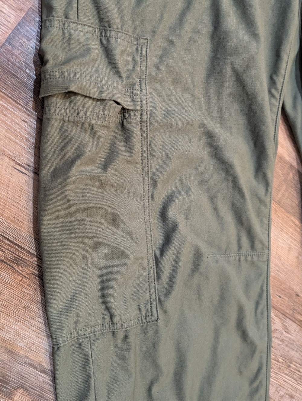 Citizens of Humanity Marcelle Cargo Barrel Pant Trouser in Dogwood Olive Sz 26 - Picture 5 of 16